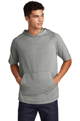 Sport-Tek ® PosiCharge ® Tri-Blend Wicking Short Sleeve Hoodie