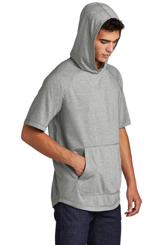 Sport-Tek ® PosiCharge ® Tri-Blend Wicking Short Sleeve Hoodie