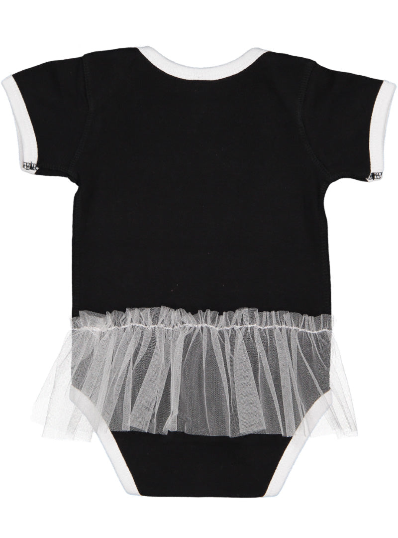Rabbit Skins™ Infant Short Sleeve Baby Rib Bodysuit Tutu