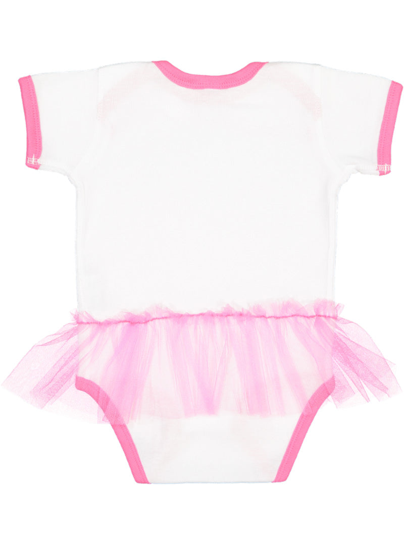 Rabbit Skins™ Infant Short Sleeve Baby Rib Bodysuit Tutu