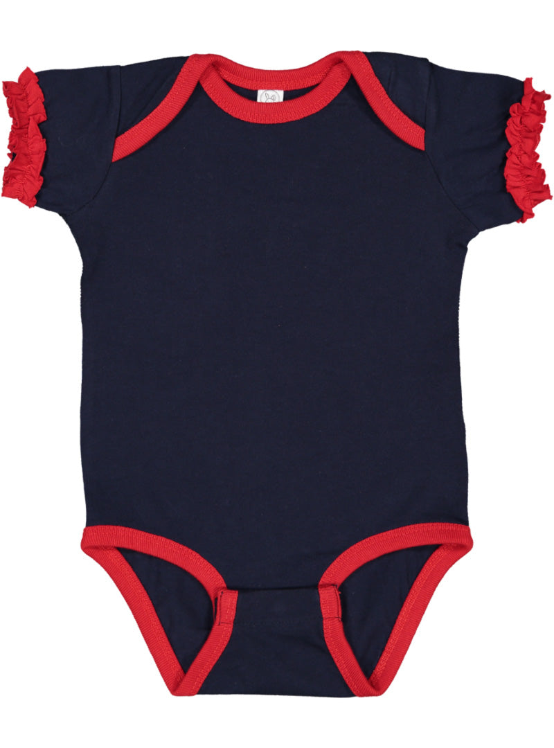 Rabbit Skins™ Infant Ruffle Bodysuit