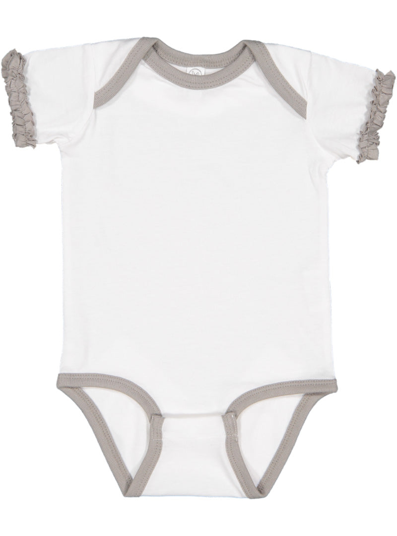 Rabbit Skins™ Infant Ruffle Bodysuit