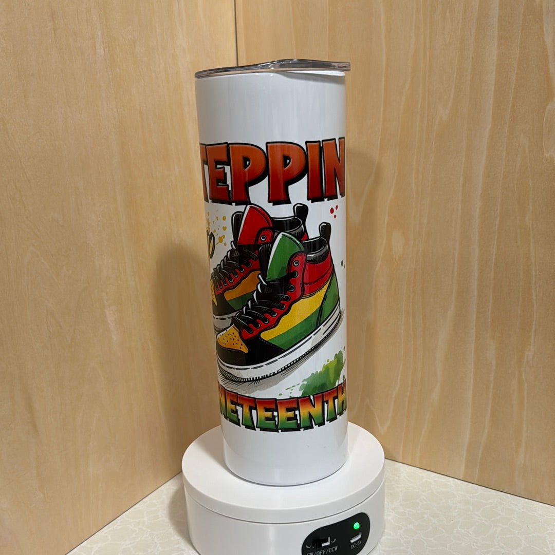 Steppin Into Juneteenth 20oz Tumbler
