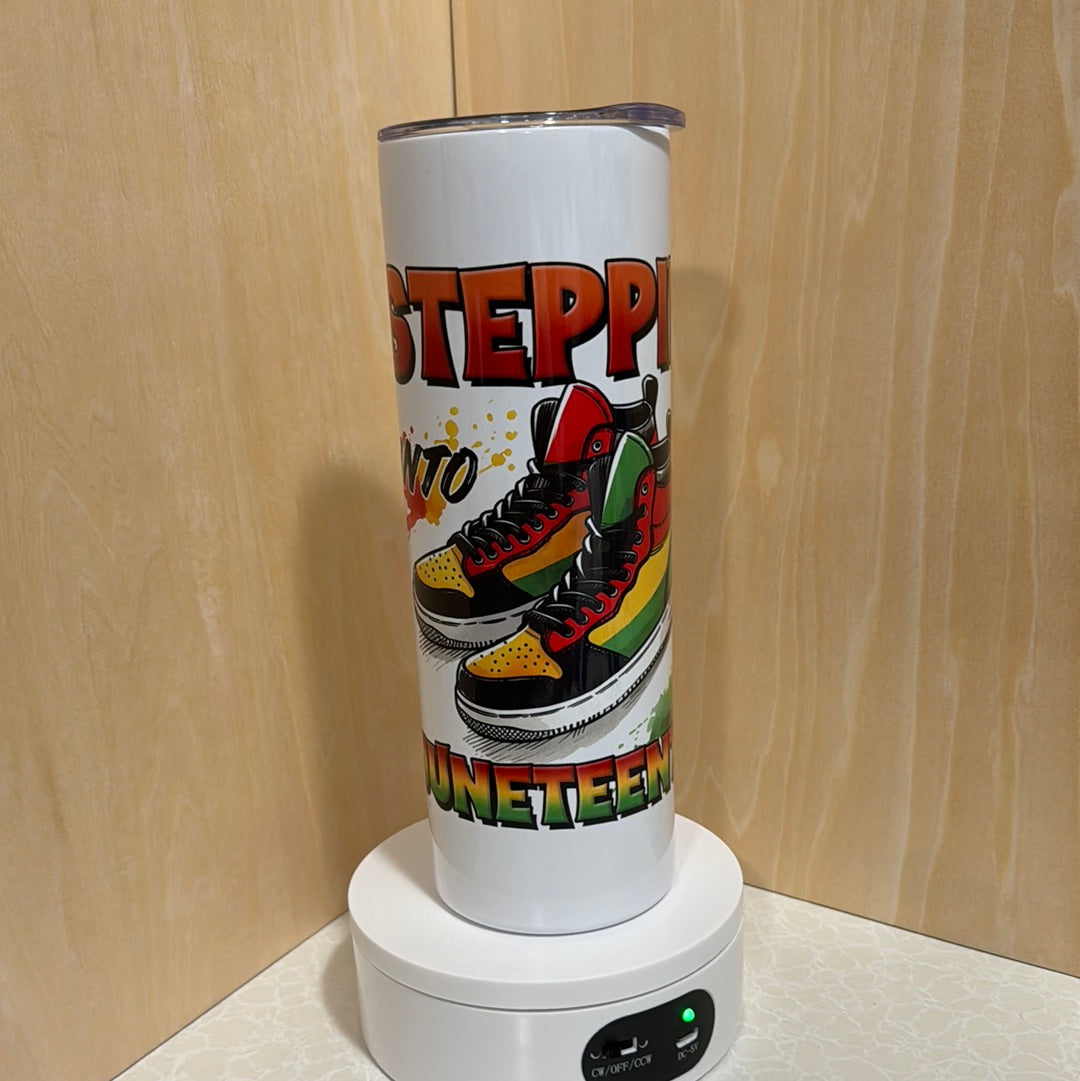 Steppin Into Juneteenth 20oz Tumbler
