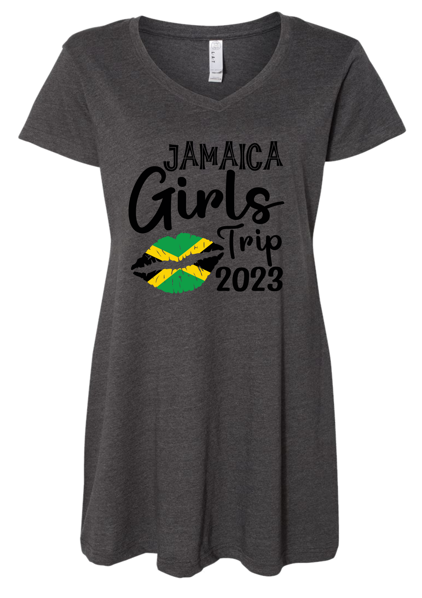 LADIES V-NECK COVER-UP DRESS