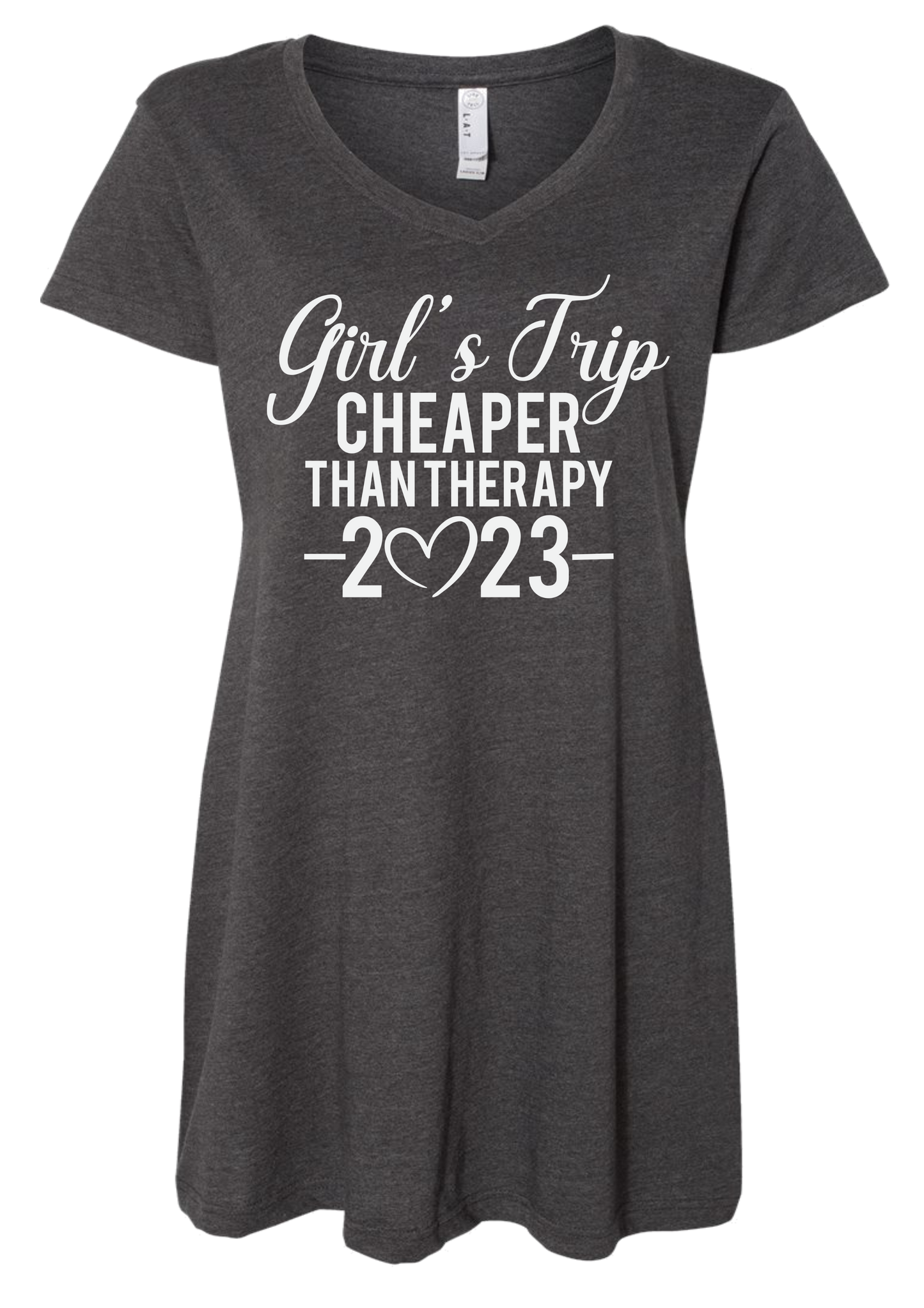 LADIES V-NECK COVER-UP DRESS