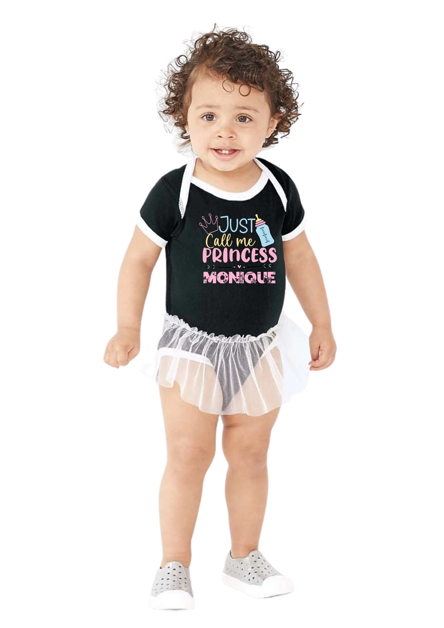 Rabbit Skins™ Infant Short Sleeve Baby Rib Bodysuit Tutu