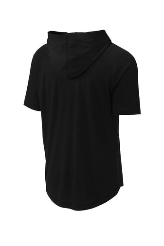 Sport-Tek ® PosiCharge ® Tri-Blend Wicking Short Sleeve Hoodie
