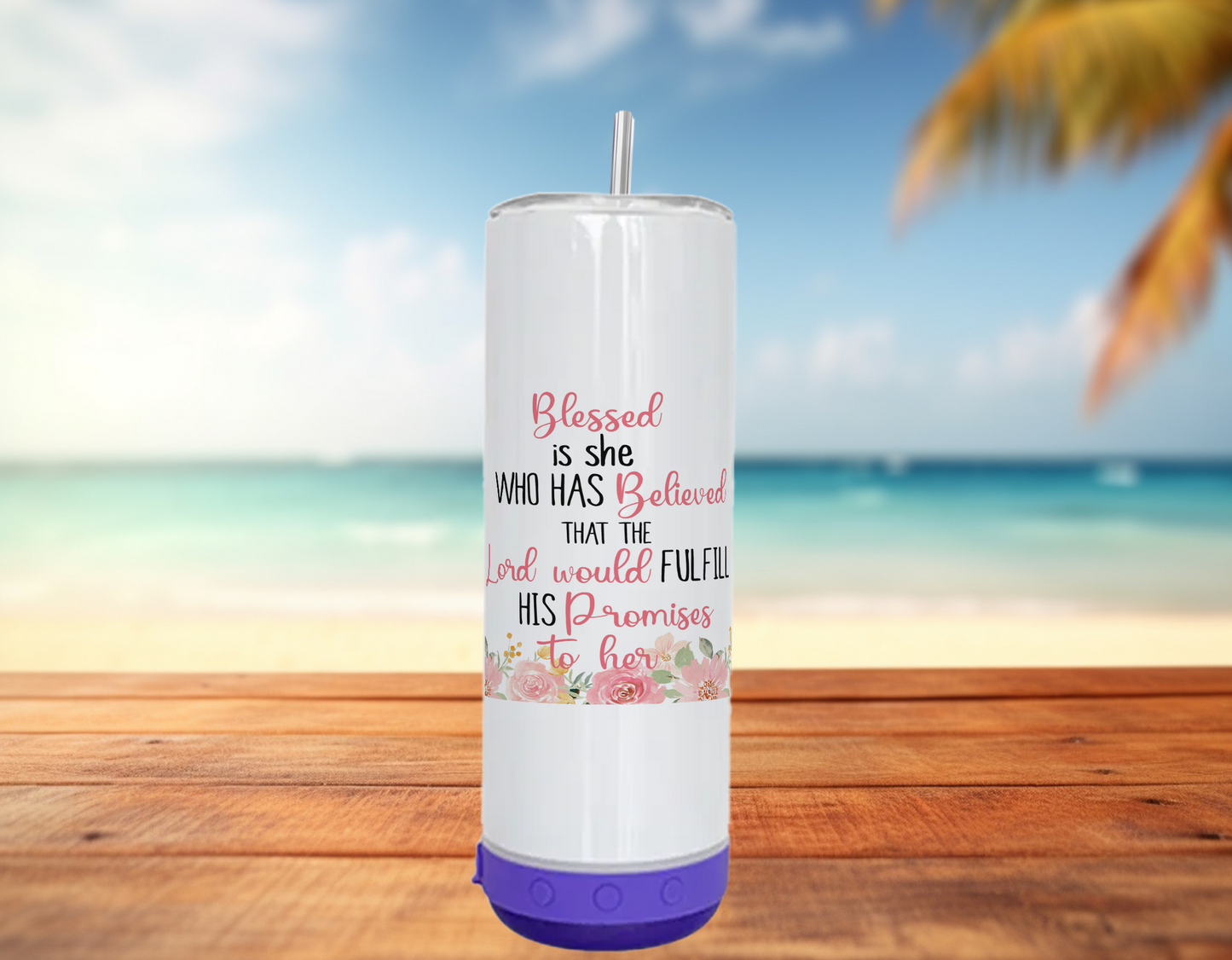 20oz Bluetooth Speaker Tumbler - Not Waterproof
