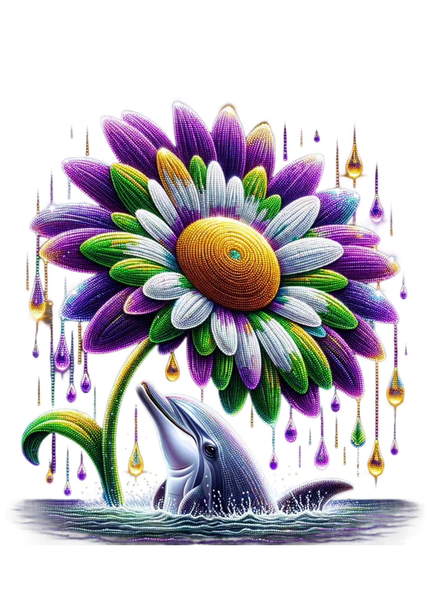 Dolphin in the Rain