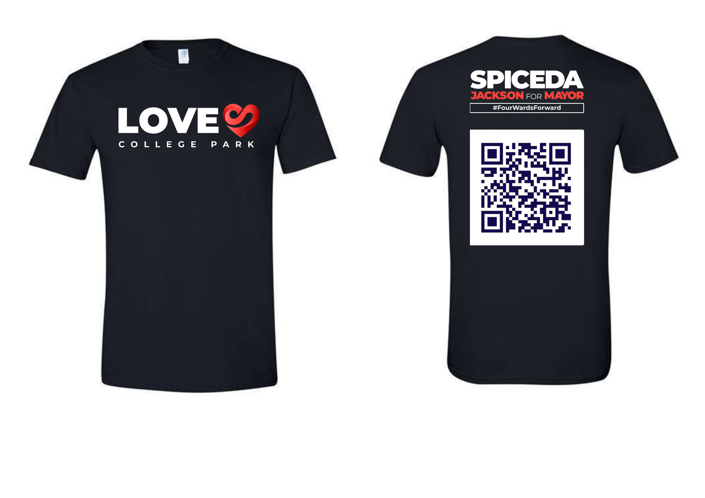 Love College Park Black - T-Shirt