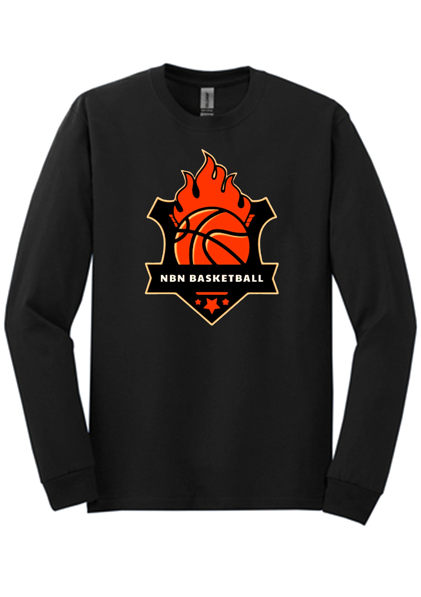 NBN Basketball Long Sleeve Black Tshirt
