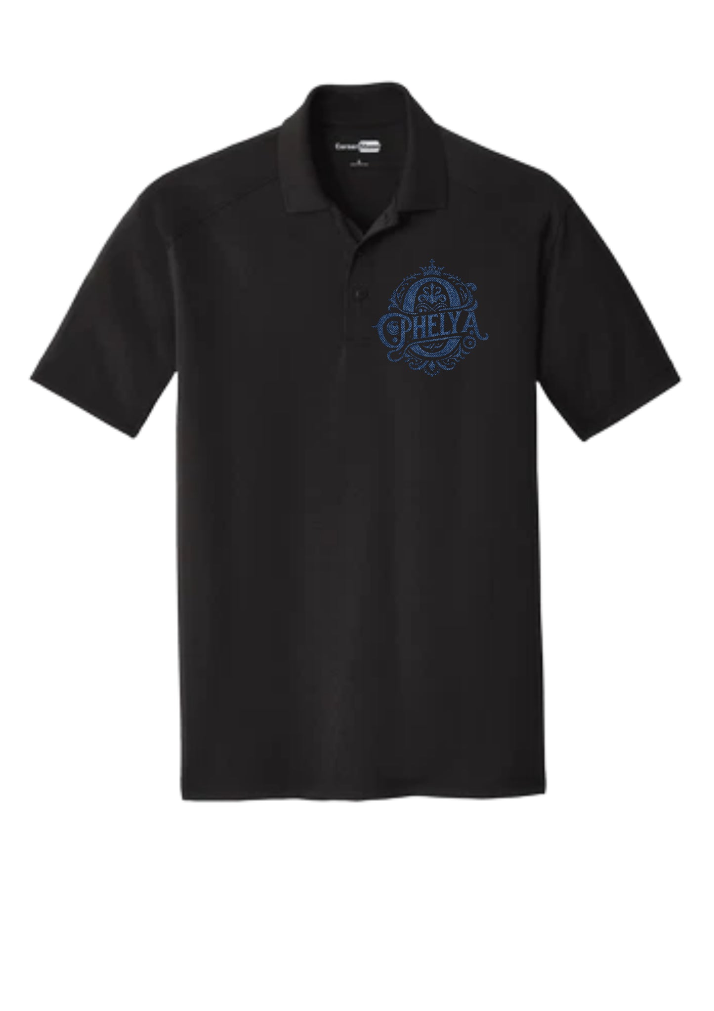 Ophelya Polo Black Denim Crown Pocket
