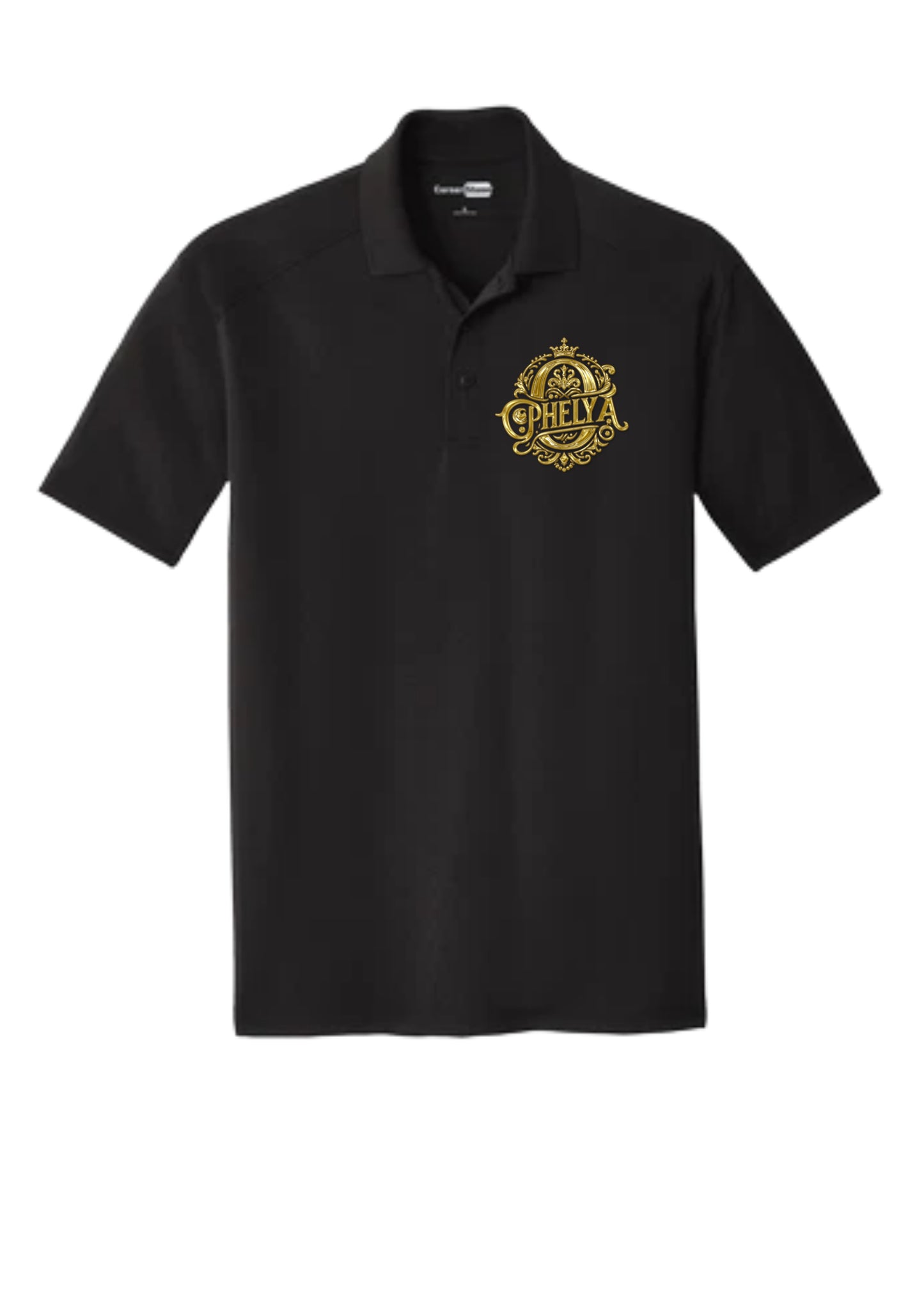 Ophelya Polo Black Gold Crown Pocket