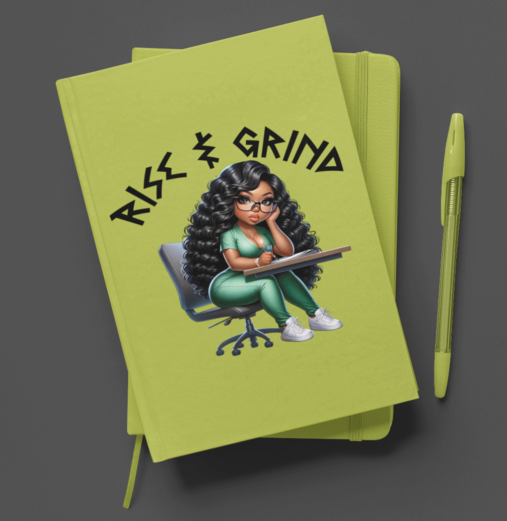 Rise and Grind RN Green Journal/Pen Set