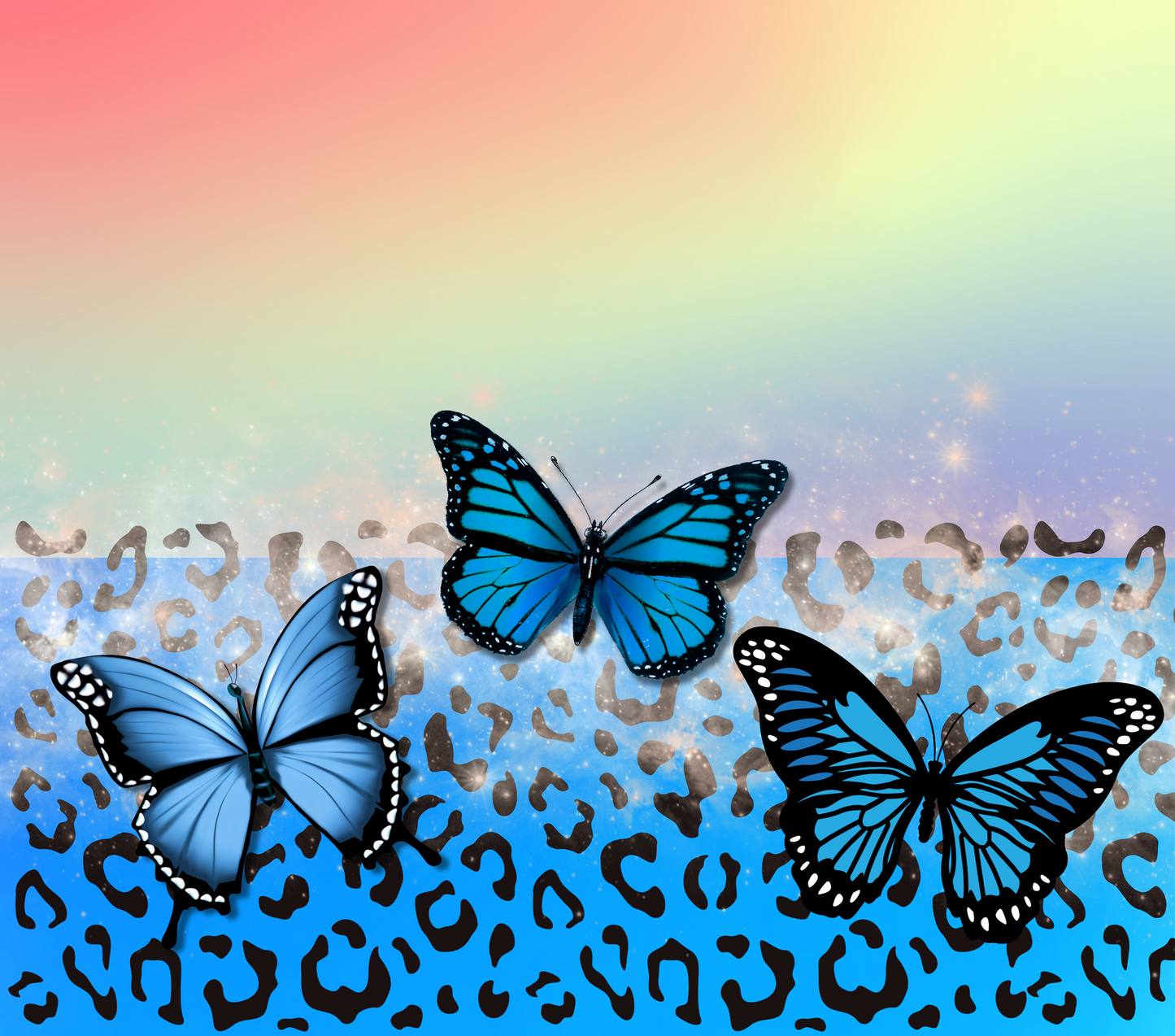 20oz Tumbler UV-DTF Wrap - Butterfly