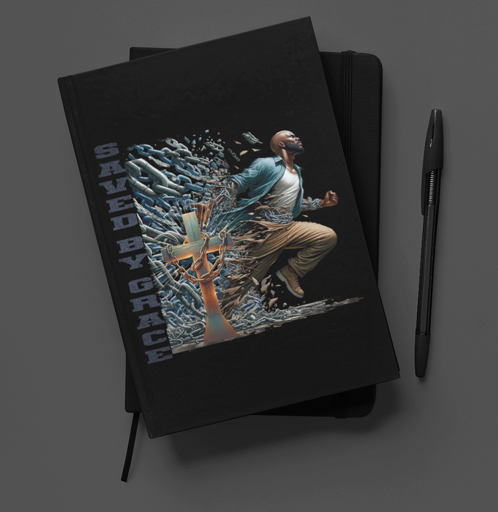 Saved By Grace Man Journal/Pen Set