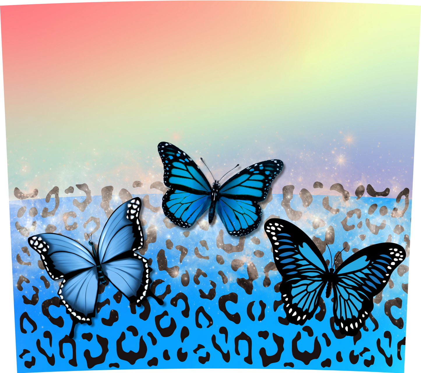 20oz Tumbler UV-DTF Wrap - Butterfly