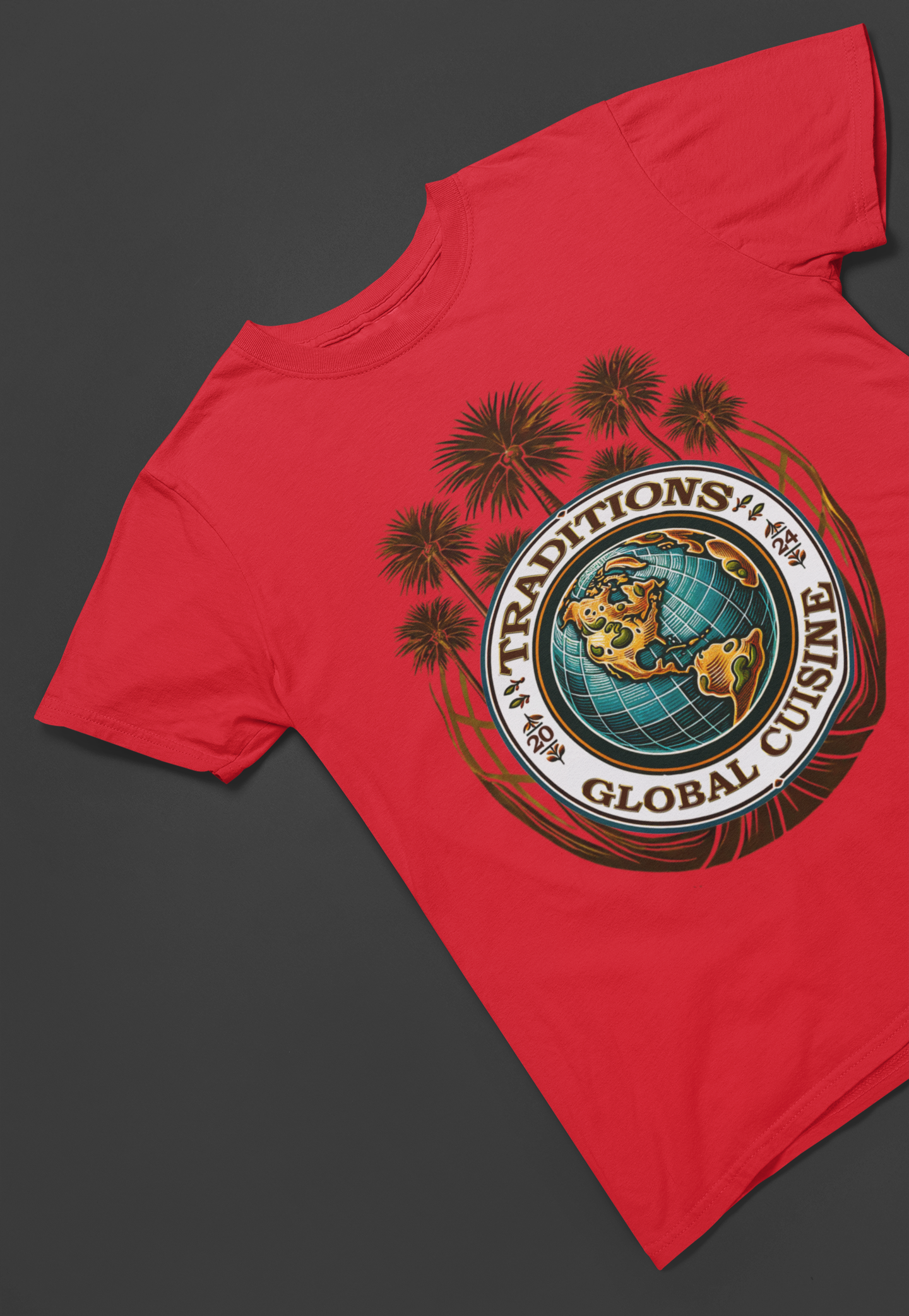 Traditions Global Cuisine - T Shirt - Red