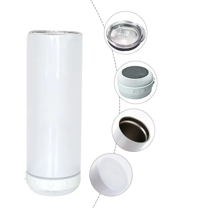 20oz Bluetooth Speaker Tumbler - Waterproof