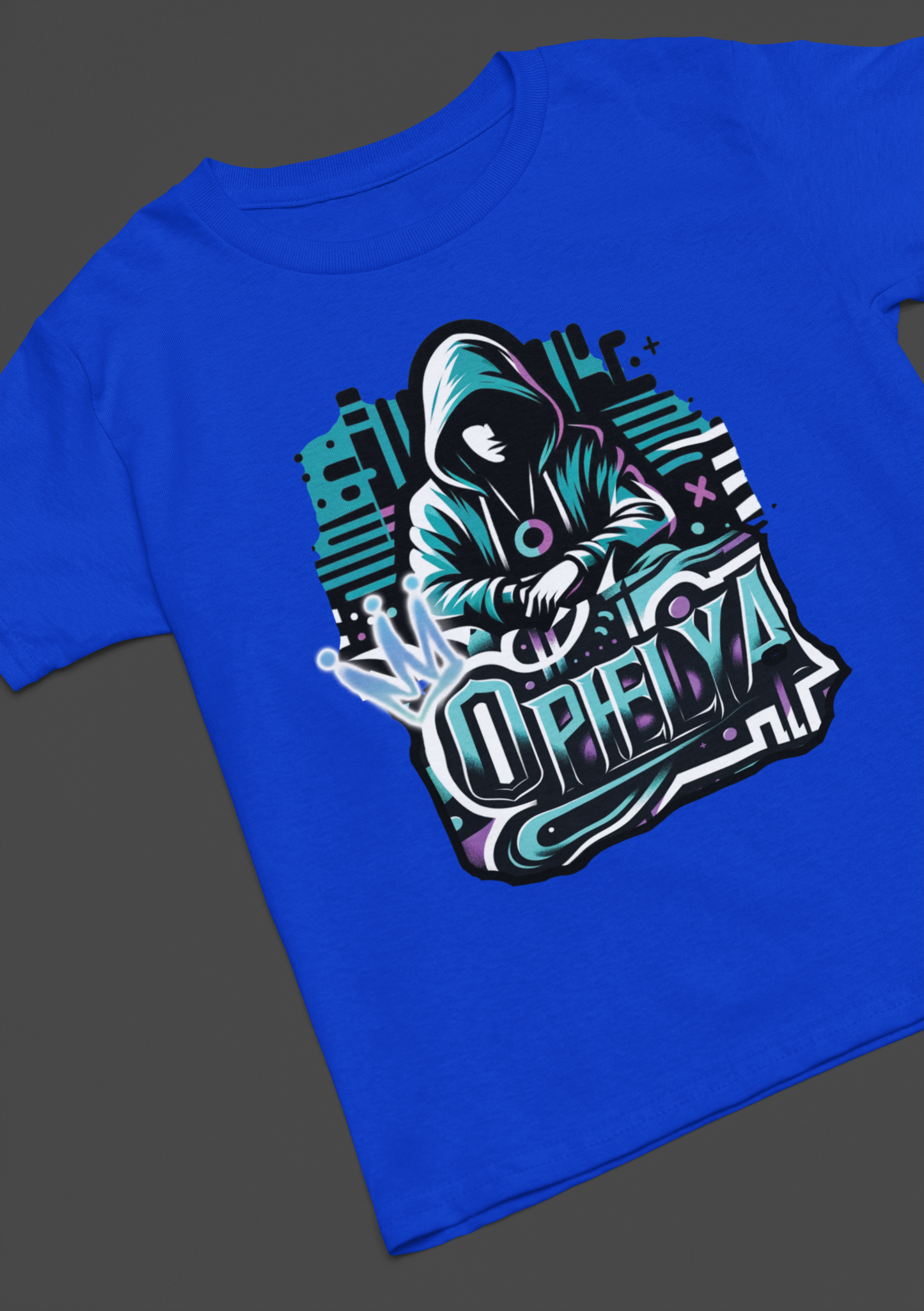 Ophelya Hoodie Royal Blue T-Shirt