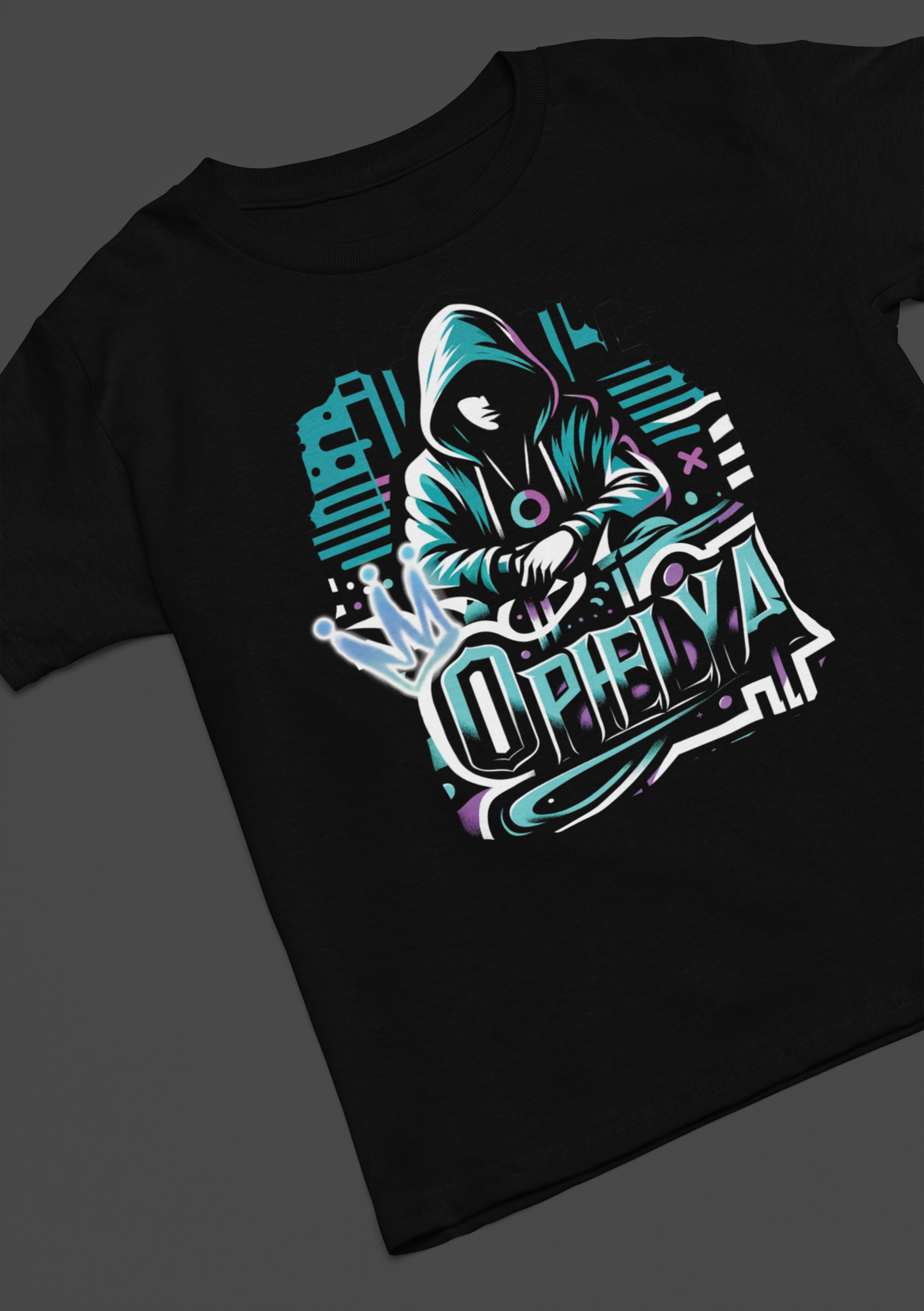 Ophelya Hoodie Black T-Shirt