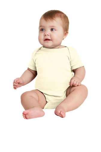 Rabbit Skins™ Infant Short Sleeve Baby Rib Bodysuit