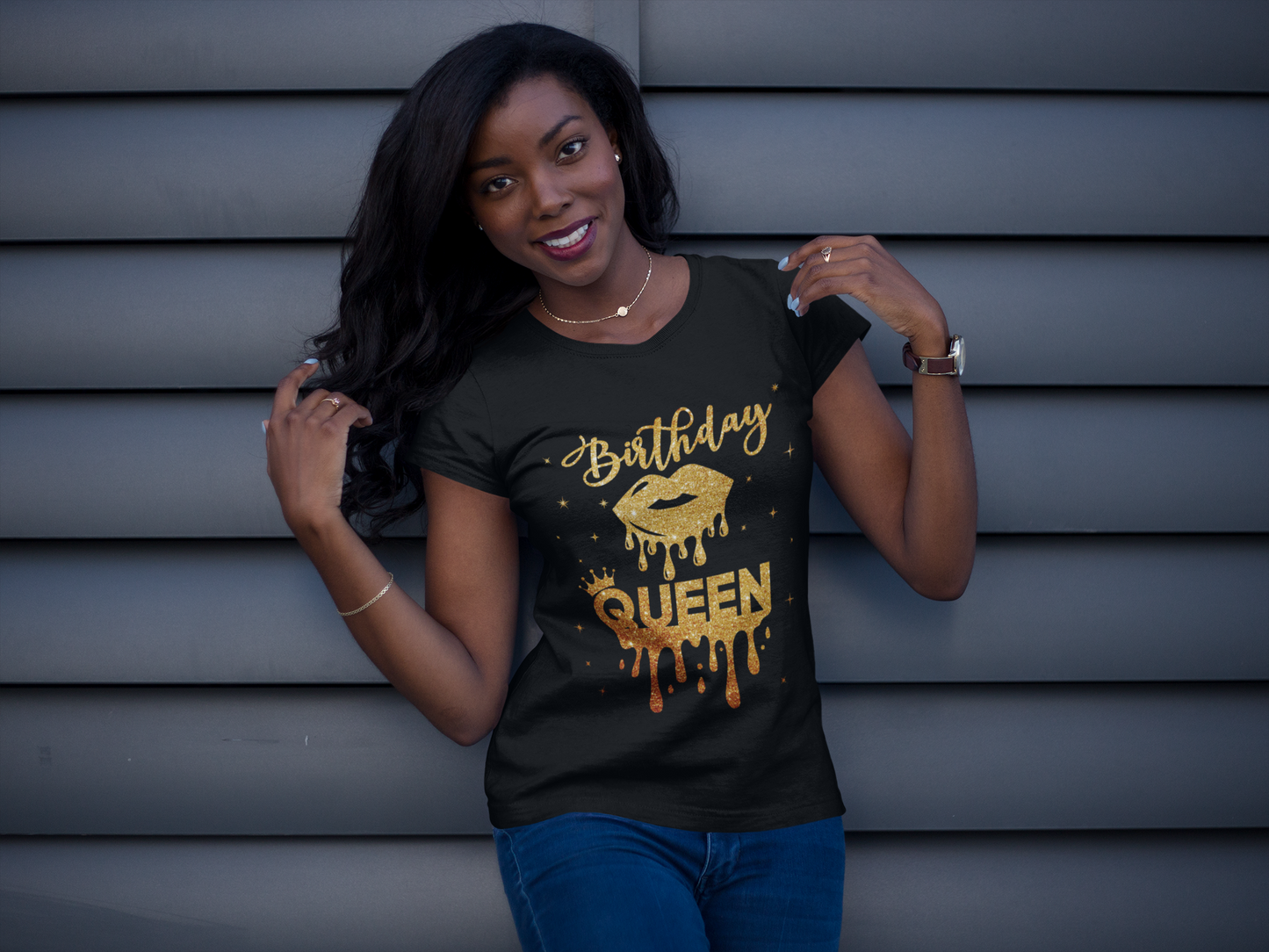 Birthday Queen - Glitter Drip