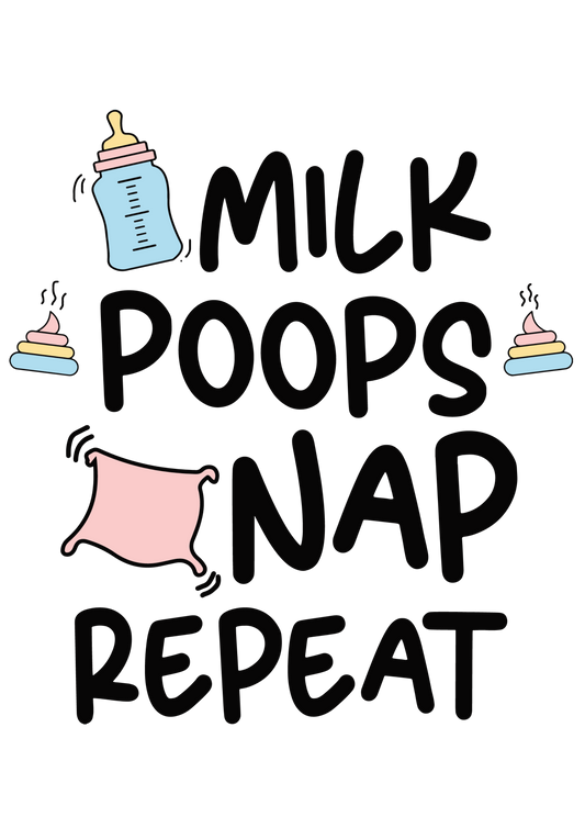Milk Poop Naps Repeat