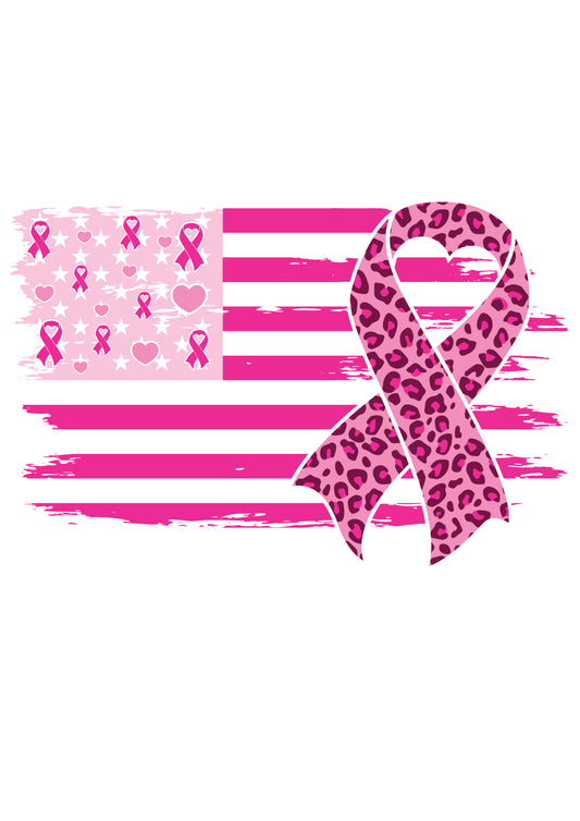 Fight Cancer Pink Flag