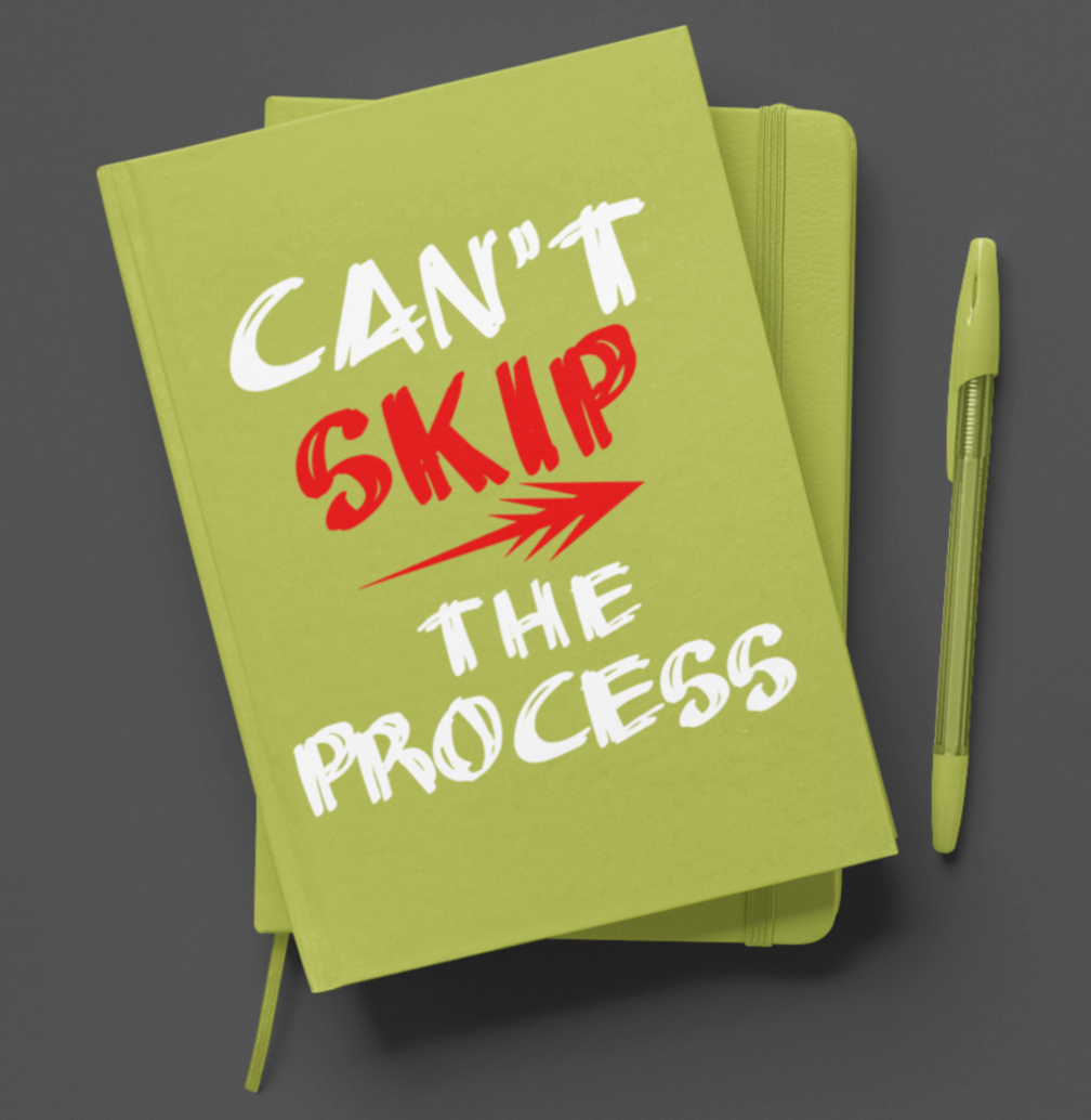 Can't Skip The Process Journal/Pen Set