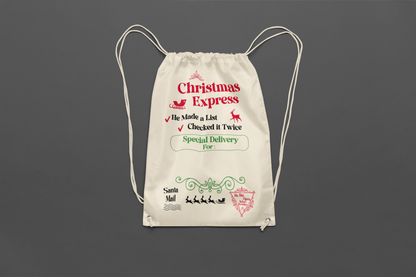 Christmas Express Santa Bag