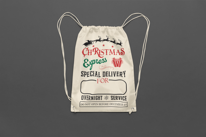 Christmas Express Reindeer Santa Bag