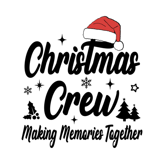 Christmas Crew Black