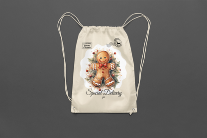 Gingerbread Special Delivery Santa Bag