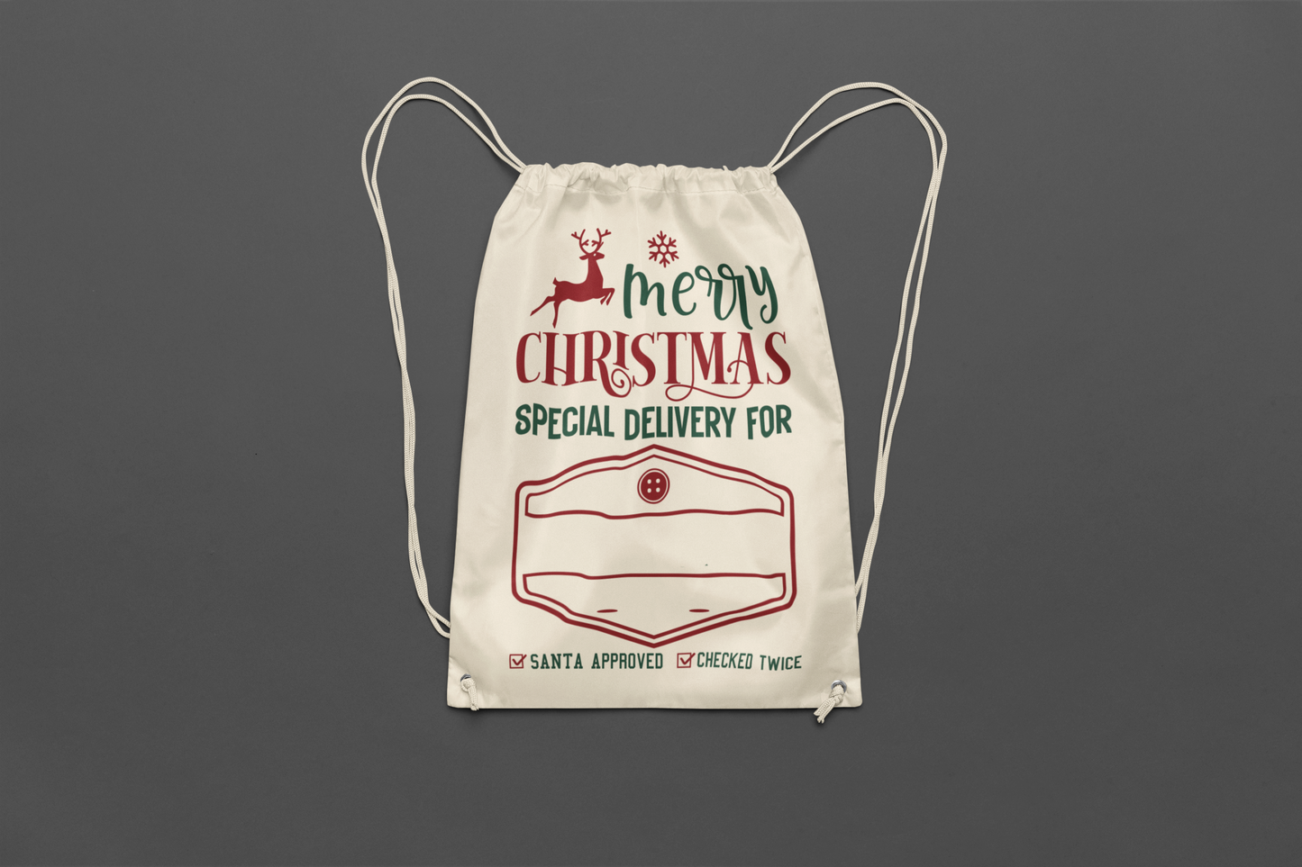 Merry Christmas Santa Bag