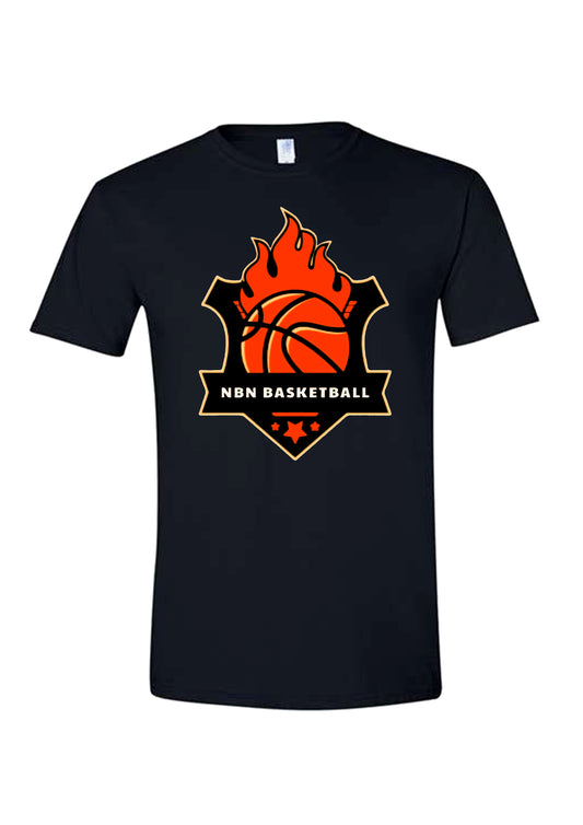 NBN Basketball Short Sleeve Black Tshirt