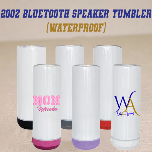 20oz Bluetooth Speaker Tumbler - Waterproof