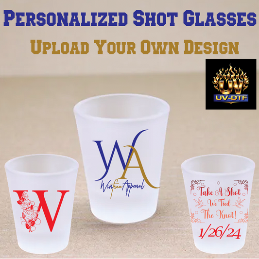Personalized Shot Glasses (Includes Shot Glass)