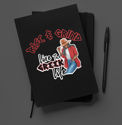 Rise and Grind Greek Red Journal/Pen Set