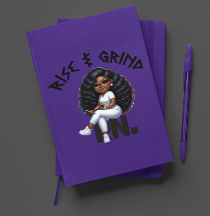Rise and Grind RN White Journal/Pen Set