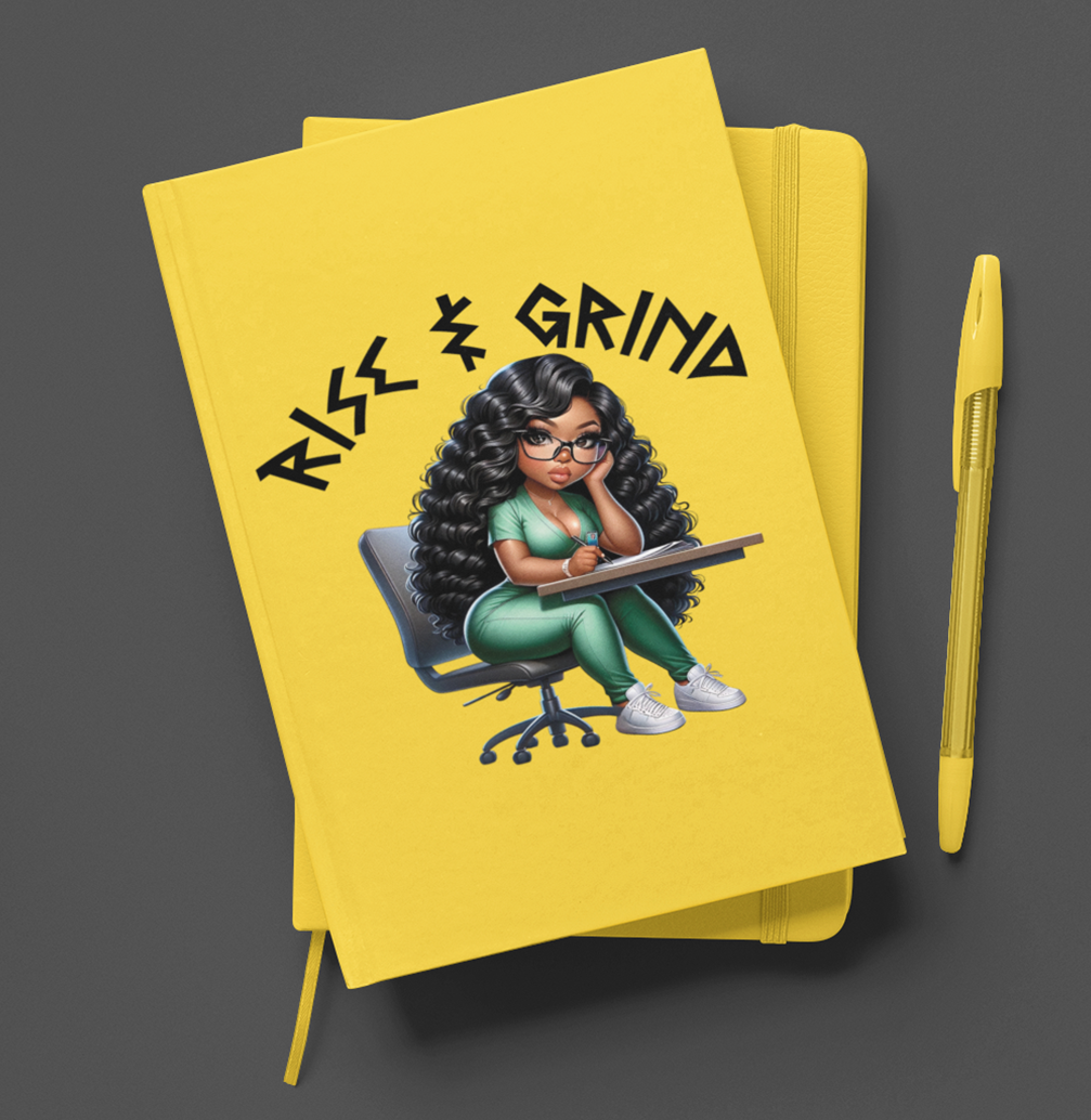 Rise and Grind RN Green Journal/Pen Set