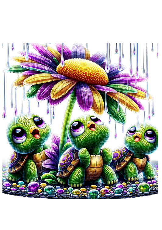 Turtles in the Rain