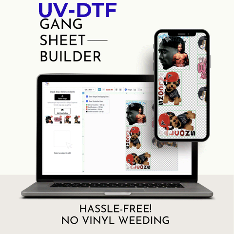 UV-DTF Gang Sheet Builder
