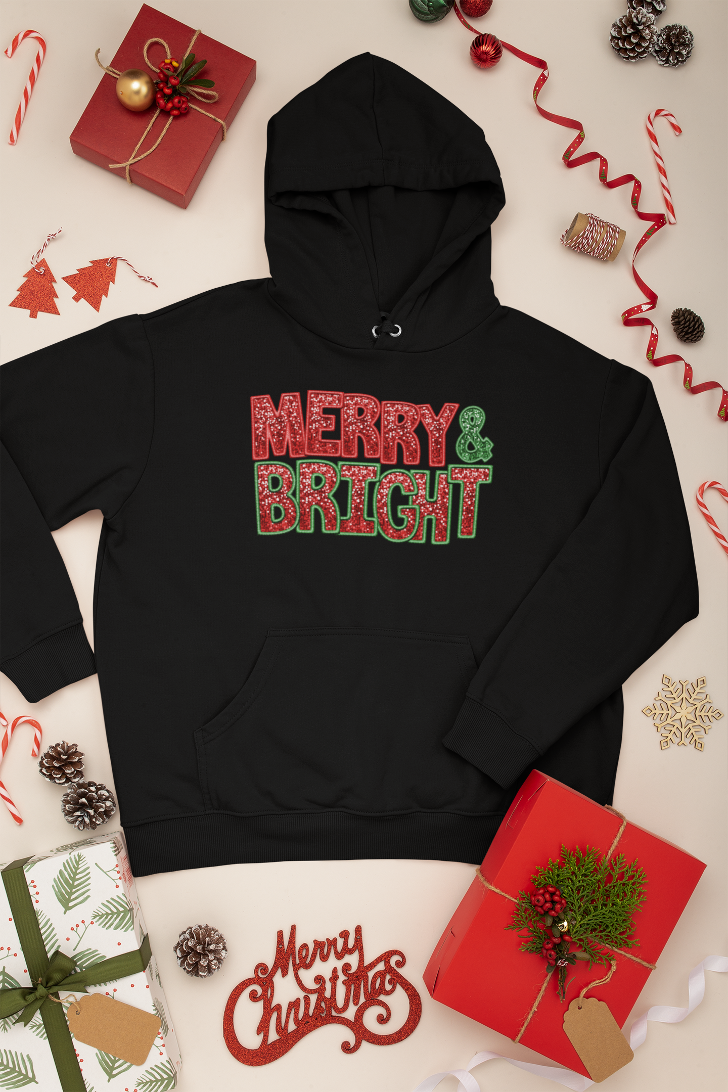 Merry & Bright Faux Embroidery