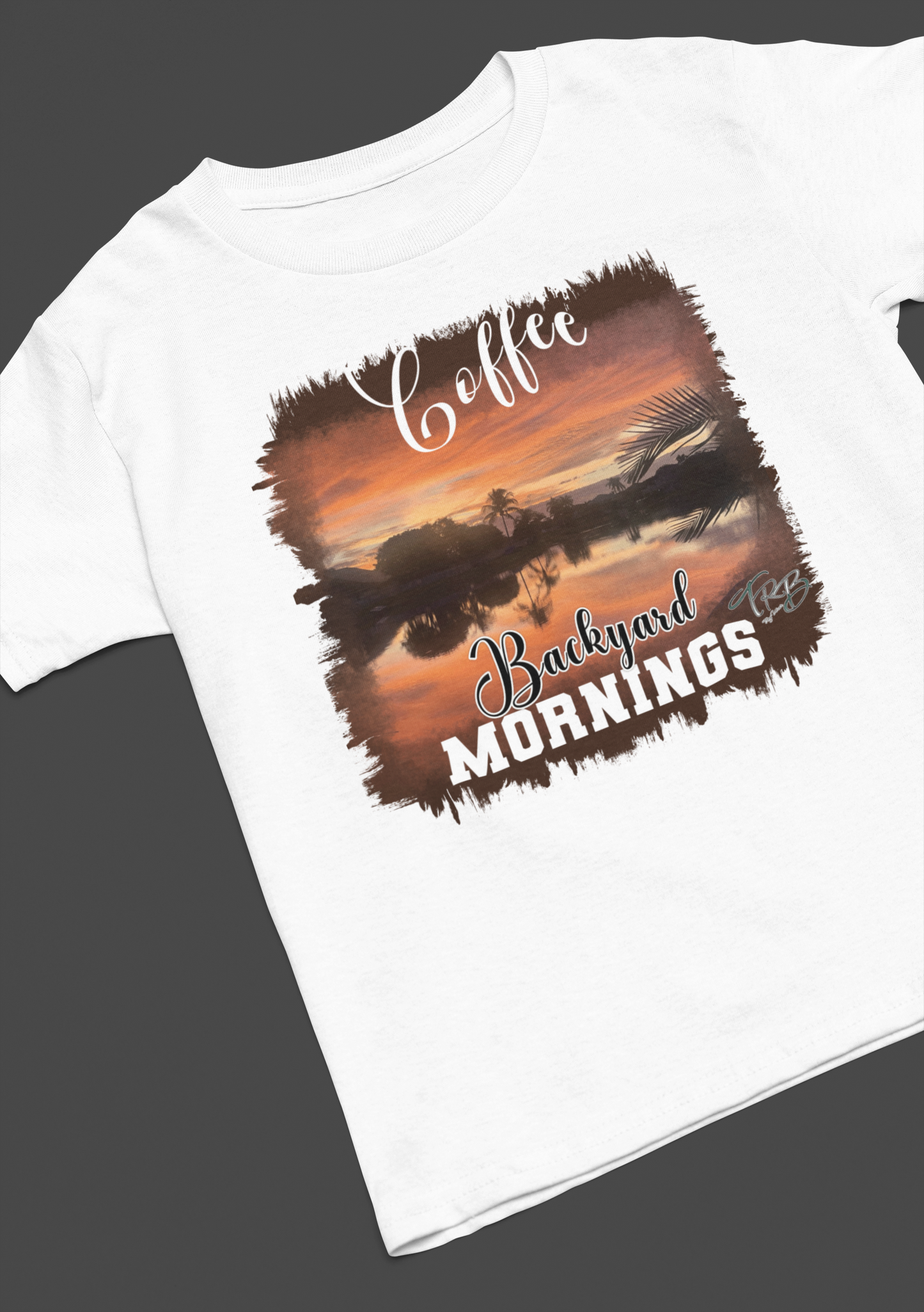 Coffee Mornings - White Tshirt