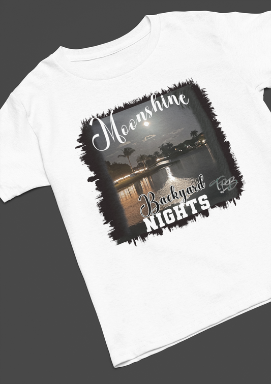 Moonshine Nights - White Tshirt