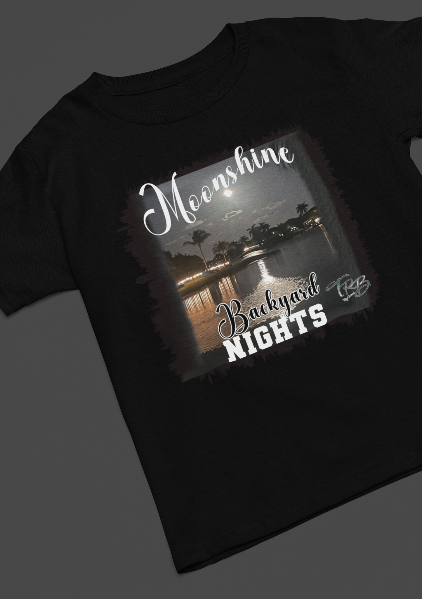 Moonshine Nights - Black Tshirt