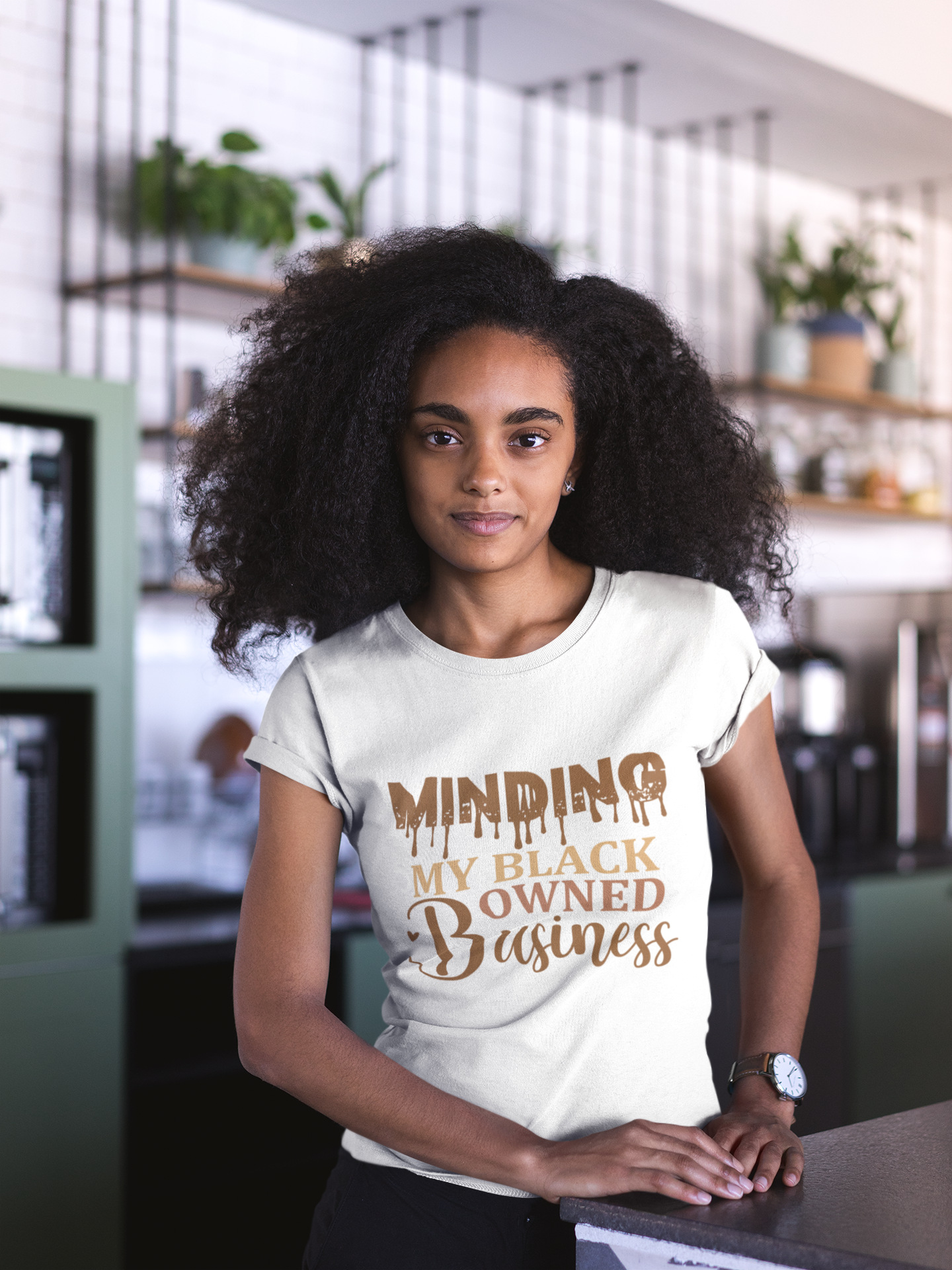 Minding My Black Owned Business - Brown