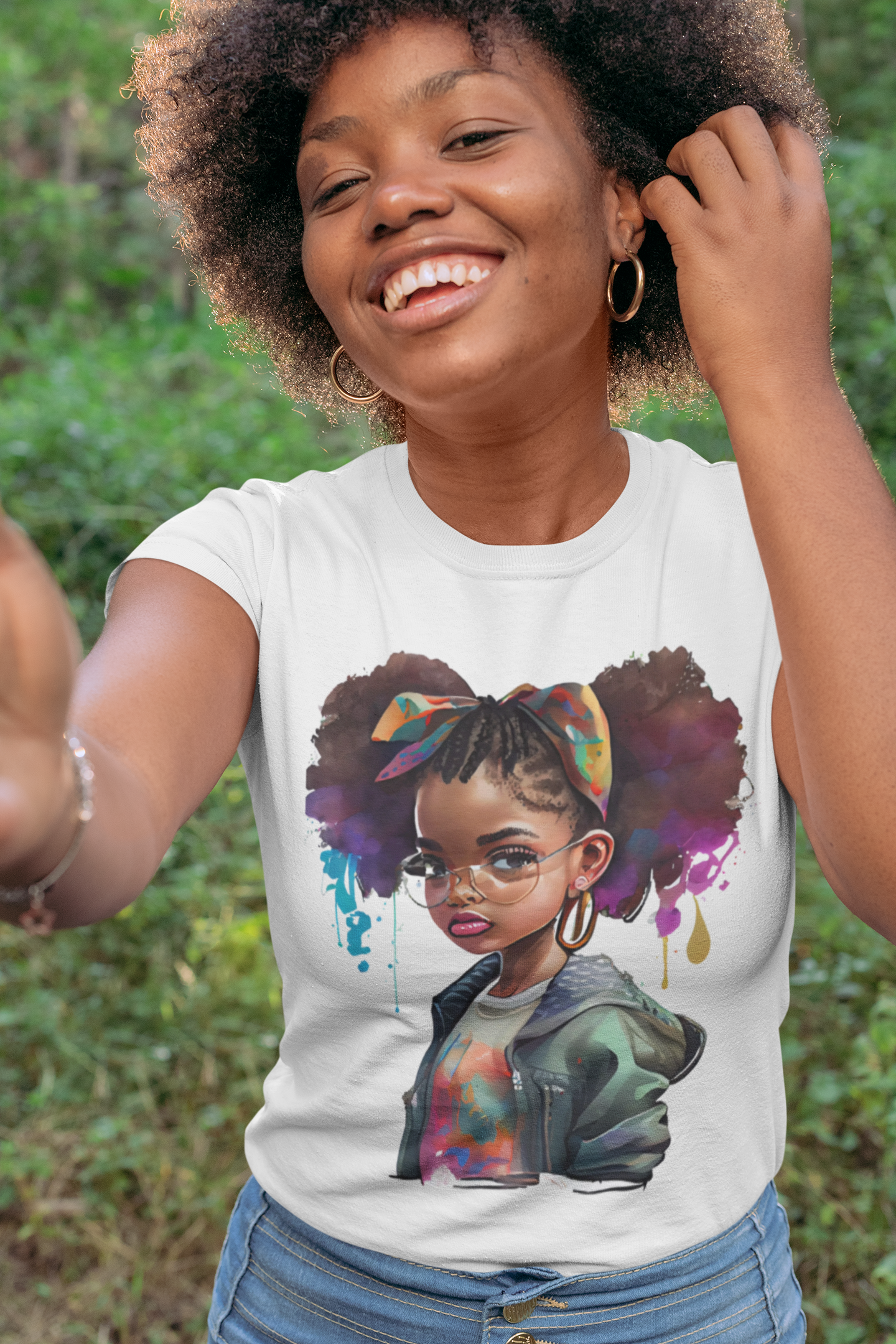 Afro Cool Girl